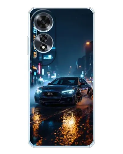 Чохол для OPPO A60 з картинкою «Нічне місто та Audi» Чохол для OPPO A60 з картинкою «Нічне місто та Audi»