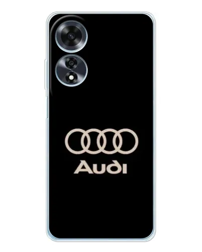 Чохол для OPPO A60 з картинкою «Audi — золотий логотип» Чохол для OPPO A60 з картинкою «Audi — золотий логотип»