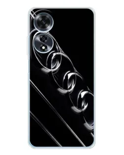 Чохол для OPPO A60 з картинкою «Audi — абстрактні кільця» Чохол для OPPO A60 з картинкою «Audi — абстрактні кільця»