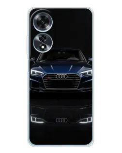 Чохол для OPPO A60 з картинкою «Audi — нічне відображення» Чохол для OPPO A60 з картинкою «Audi — нічне відображення»