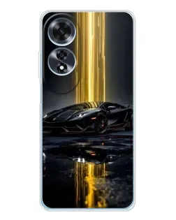 Чохол для OPPO A60 з картинкою «Нічний Lamborghini драйв»