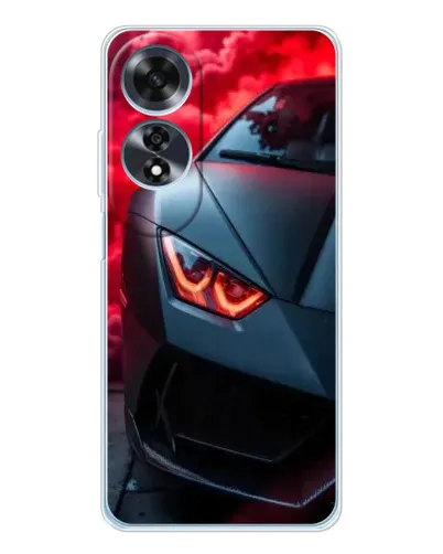 Чохол для OPPO A60 з картинкою «Lamborghini червоне сяйво»