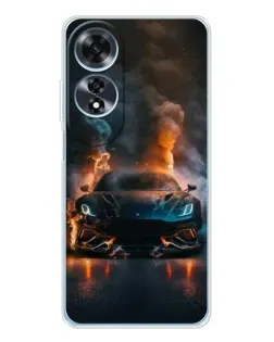 Чохол для OPPO A60 з картинкою «Lamborghini димна естетика»