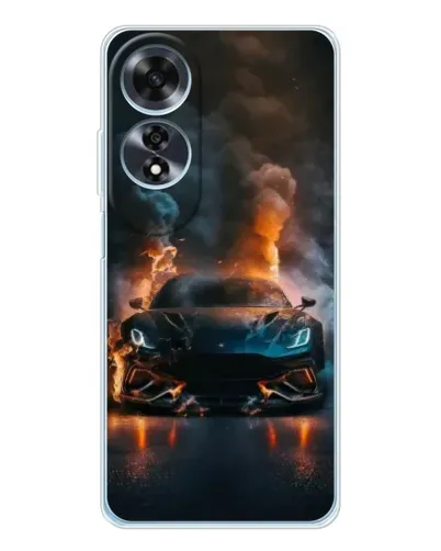 Чохол для OPPO A60 з картинкою «Lamborghini димна естетика»
