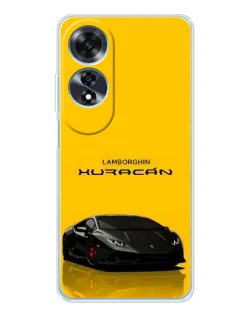 Чохол для OPPO A60 з картинкою «Lamborghini Huracan чорний»