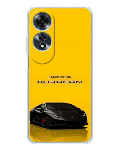 Чохол для OPPO A60 з картинкою «Lamborghini Huracan чорний»