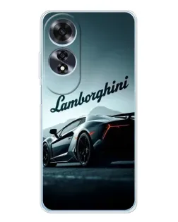 Чохол для OPPO A60 з картинкою «Класичний Lamborghini надпис»