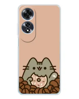 Чохол для OPPO A60 з картинкою «Кавовий Пушин» Чохол для OPPO A60 з картинкою «Кавовий Пушин»