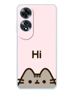 Чохол для OPPO A60 з картинкою «Пушин каже Hi» Чохол для OPPO A60 з картинкою «Пушин каже Hi»