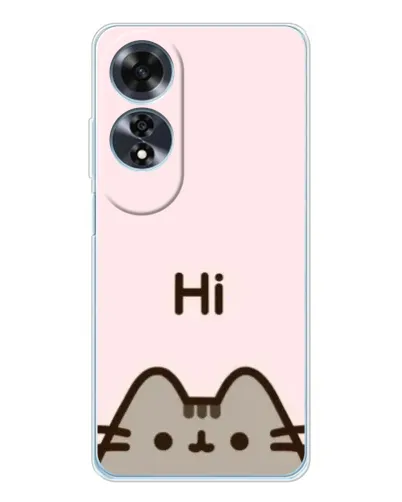 Чохол для OPPO A60 з картинкою «Пушин каже Hi»