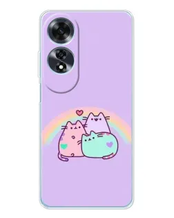 Чохол для OPPO A60 з картинкою «Веселкові Пушини» Чохол для OPPO A60 з картинкою «Веселкові Пушини»