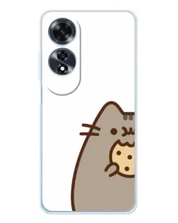 Чохол для OPPO A60 з картинкою «Пушин з печивом» Чохол для OPPO A60 з картинкою «Пушин з печивом»