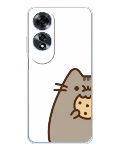 Чохол для OPPO A60 з картинкою «Пушин з печивом»