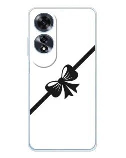 Чохол для OPPO A60 з картинкою «Діагональний бант»