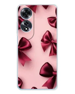 Чохол для OPPO A60 з картинкою «Бордовий атлас»