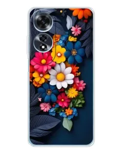 Чохол для OPPO A60 з картинкою «Квіткова феєрія»