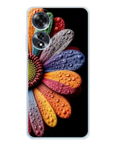 Чохол для OPPO A60 з картинкою «Райдужна квітка» Чохол для OPPO A60 з картинкою «Райдужна квітка»