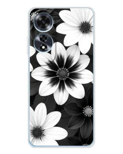Чохол для OPPO A60 з картинкою «Монохромні айстри» Чохол для OPPO A60 з картинкою «Монохромні айстри»