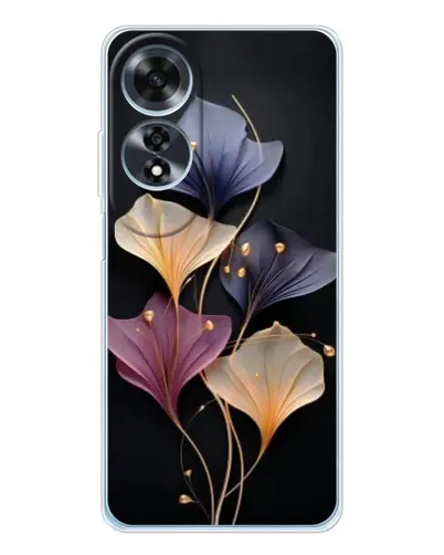 Чохол для OPPO A60 з картинкою «Лілові квіти грації» Чохол для OPPO A60 з картинкою «Лілові квіти грації»