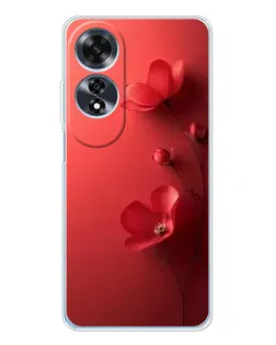 Чохол для OPPO A60 з картинкою «Макові суцвіття»