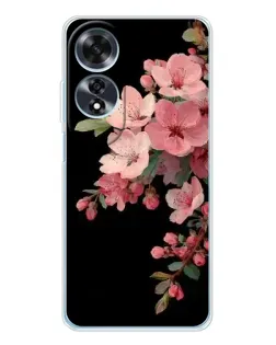 Чохол для OPPO A60 з картинкою «Рожева гілка сакури»