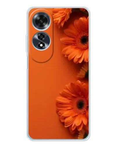 Чохол для OPPO A60 з картинкою «Помаранчеві гербери» Чохол для OPPO A60 з картинкою «Помаранчеві гербери»