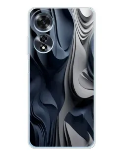 Чохол для OPPO A60 з картинкою «Об'ємні сині складки» Чохол для OPPO A60 з картинкою «Об'ємні сині складки»