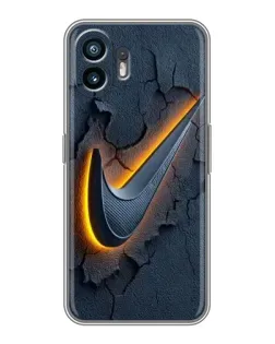 Чохол для OPPO A6k з картинкою «Об'ємний логотип Найк»