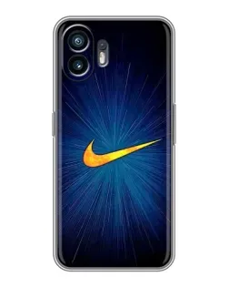 Чохол для OPPO A6k з картинкою «Синій пульс Nike»