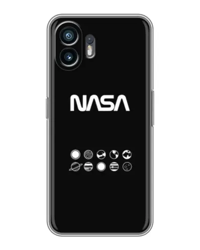 Чехол для OPPO A6k с картинкой «NASA — технический принт»