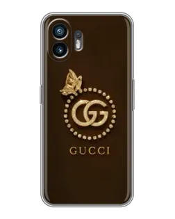Чохол для OPPO A6k з картинкою «Gucci — золотий метелик»