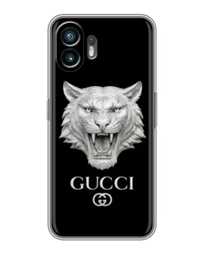 Чохол для OPPO A6k з картинкою «Gucci — срібний лев» Чохол для OPPO A6k з картинкою «Gucci — срібний лев»
