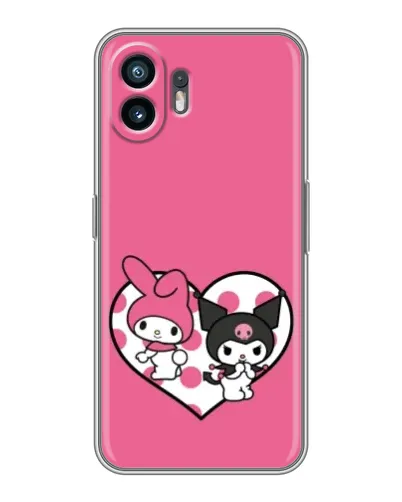 Чохол для OPPO A6k з картинкою «Kuromi та My Melody» Чохол для OPPO A6k з картинкою «Kuromi та My Melody»