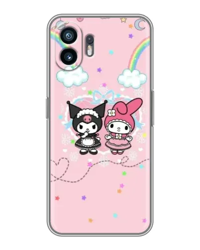 Чохол для OPPO A6k з картинкою «My Melody та Kuromi» Чохол для OPPO A6k з картинкою «My Melody та Kuromi»