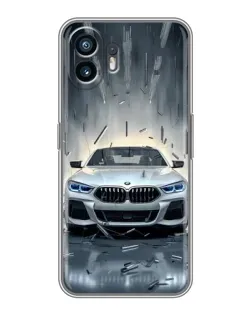 Чохол для OPPO A6k з картинкою «BMW у світлі фар»