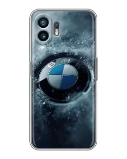 Чохол для OPPO A6k з картинкою «Логотип BMW — лід»