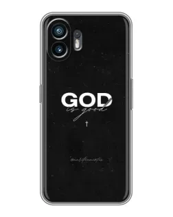 Чехол для OPPO A6k с картинкой «GOD — Бог над всем»