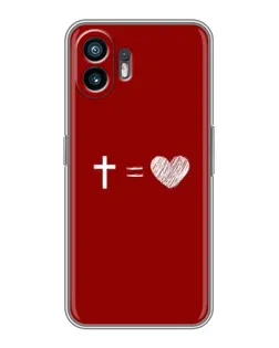 Чехол для OPPO A6k с картинкой «Уравнение любви»