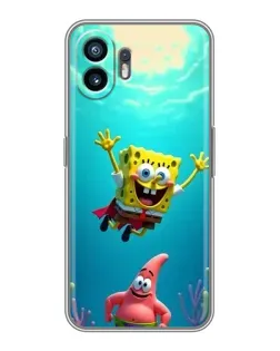 Чехол для OPPO A6k с картинкой «Спанч Боб под водой»