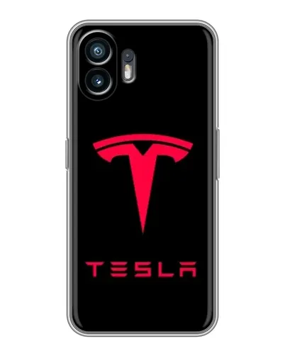Чохол для OPPO A6k з картинкою «Tesla Red Logo»