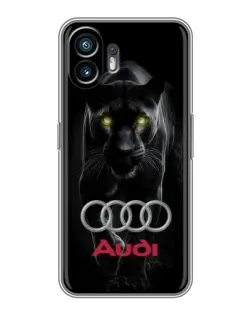 Чохол для OPPO A6k з картинкою «Пантера та Audi»