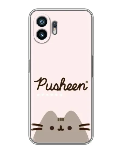 Чохол для OPPO A6k з картинкою «Pusheen логотип»