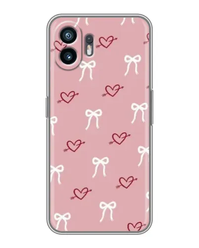 Чохол для OPPO A6k з картинкою «Серця та банти» Чохол для OPPO A6k з картинкою «Серця та банти»