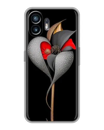 Чехол для OPPO A6k с картинкой «Серебряный фантазийный цветок» Чехол для OPPO A6k с картинкой «Серебряный фантазийный цветок»