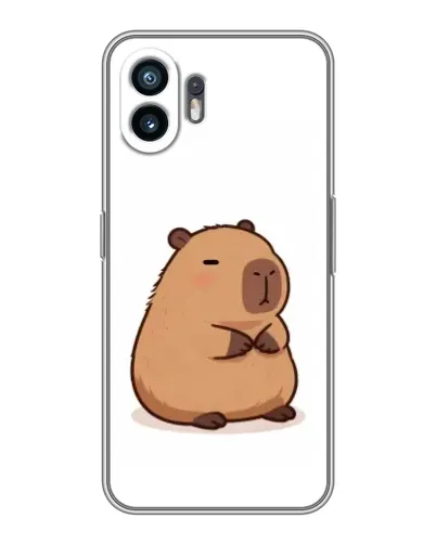 Чехол для OPPO A6k с картинкой «Толстенькая капибара»