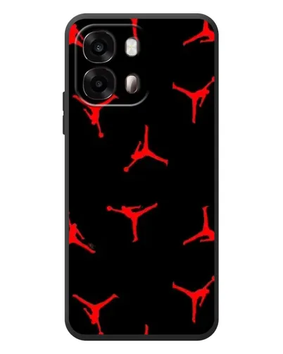 Чехол для OPPO A6s с картинкой «Jordan Red Pattern» Чехол для OPPO A6s с картинкой «Jordan Red Pattern»