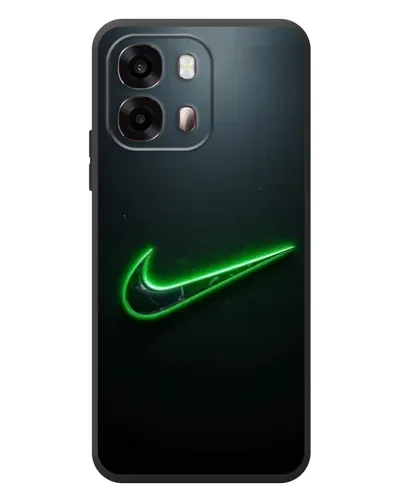 Чохол для OPPO A6s з картинкою «Неоновий контур Nike»