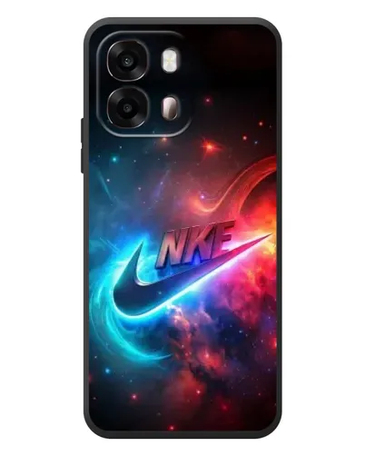 Чохол для OPPO A6s з картинкою «Вогняний логотип Nike»