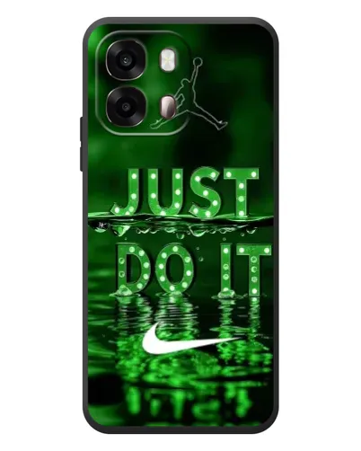 Чохол для OPPO A6s з картинкою «Зелений неоновий Nike»
