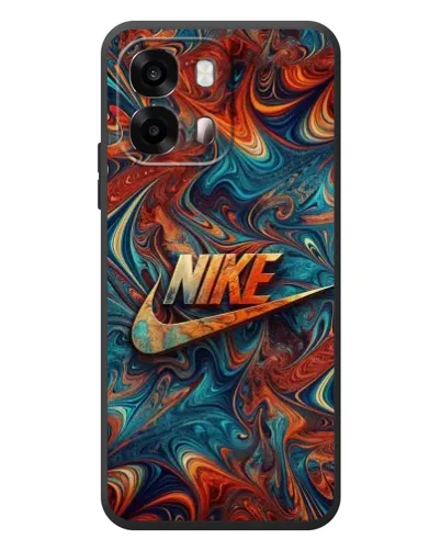 Чохол для OPPO A6s з картинкою «Nike в абстракції»